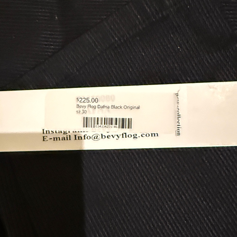 Bevy Flog dad a black original pants NWT - Picture 5 of 7